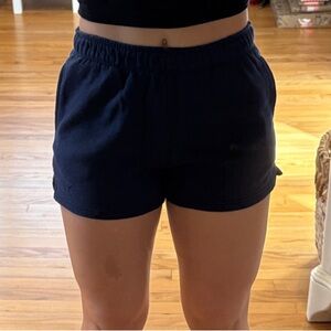 PINK Victoria's Secret Dark Blue Athletic Shorts